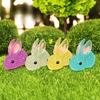 Luminous Micro Landscape Rabbit Ornaments Glow in The Dark Bunny Figurines for Moss Micro-Landscapes Fish Tank Decoration DIY Accessories