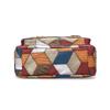Versatile Middle-aged Women's Bag Cross-border Women's Soft Leather Backpack New Fashionable 3D Lattice Large-capacity Messenger Bag