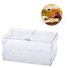 Reptiles Feeding Box Breeding Cases Portable Acrylic Terrarium Clear Insect Habitat for Mini Lizards Pet Centipedes