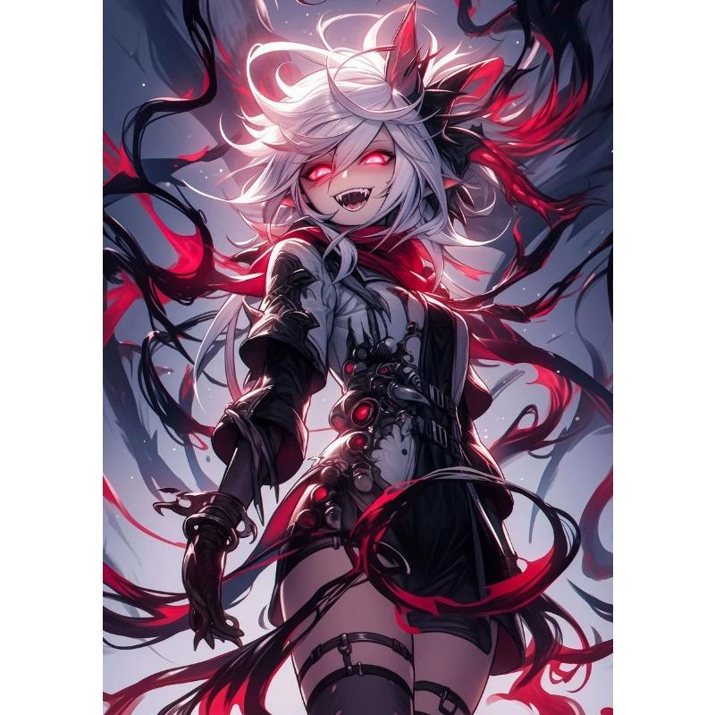 

Темные аниме девушки сексуальные киберпанк игровые неоновые девушки постеры и принты печать на холсте настенное искусство картина для гостиной домашний декор 21cm×30cm NoFrame