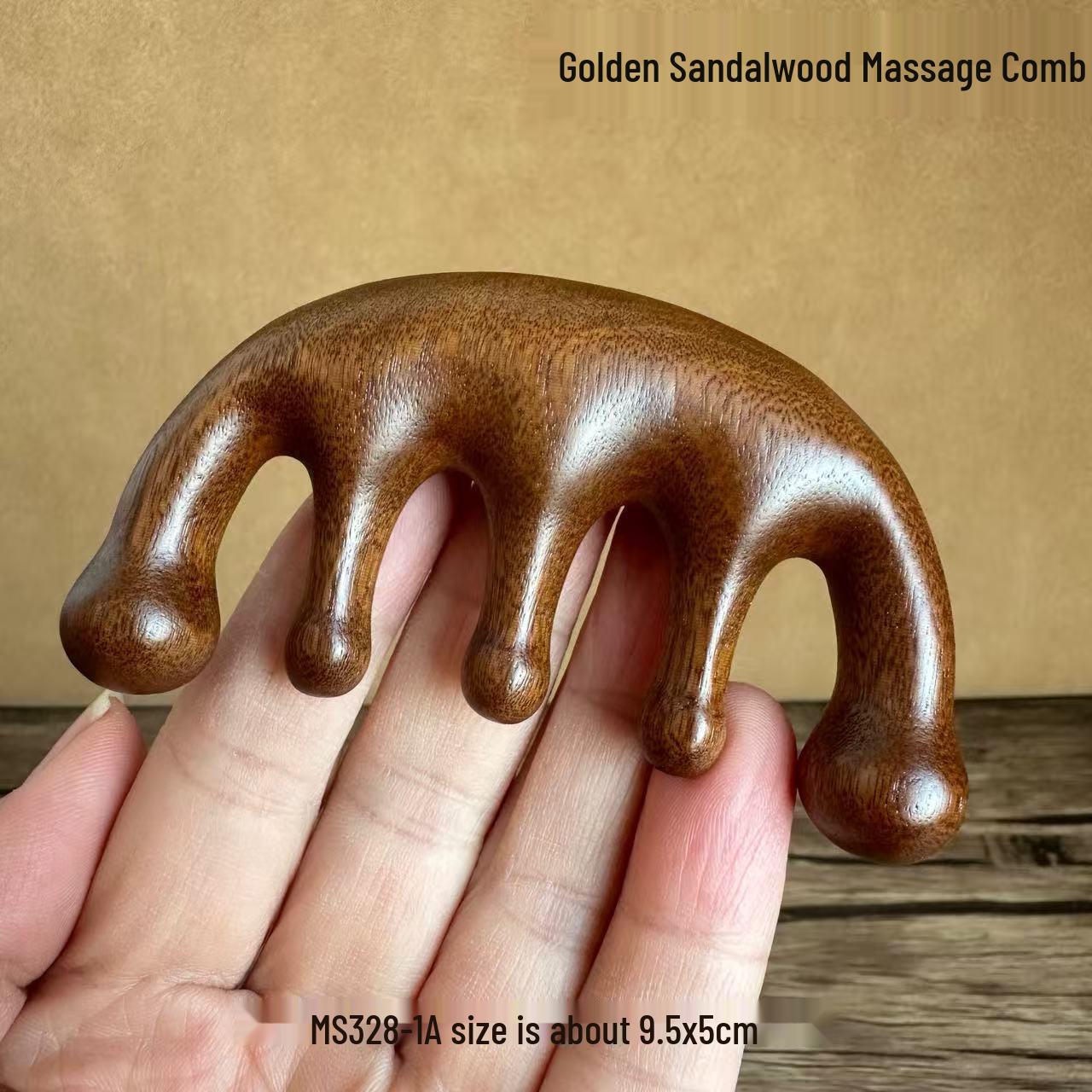 Массажная расческа из сандалового дерева: Сувенир 2026 года Лошади в китайском стиле для клиентов