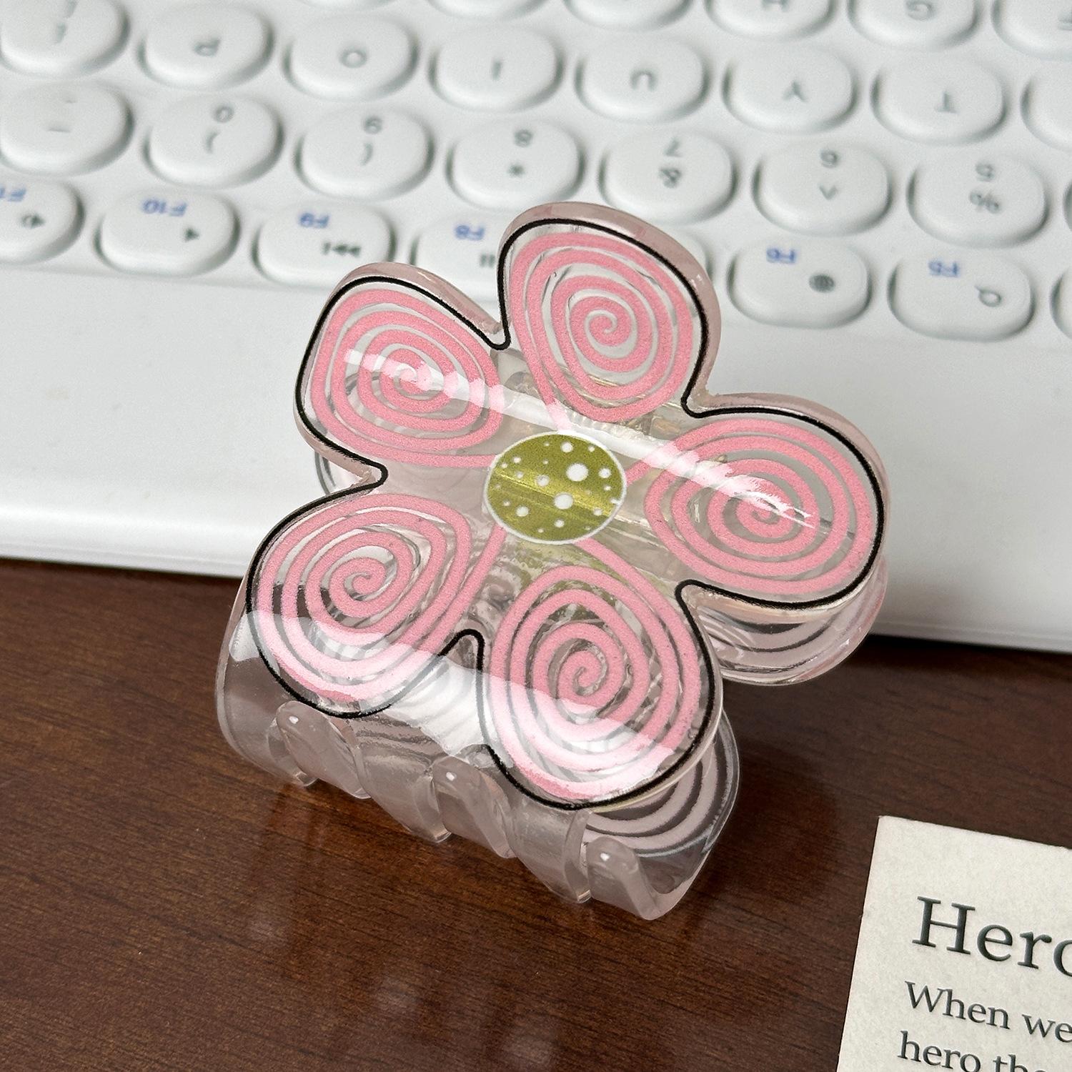 

Премиальные заколки для волос с цветами пастельных тонов, предлагающие высококлассную привлекательность и моду Light Pink5.3cm