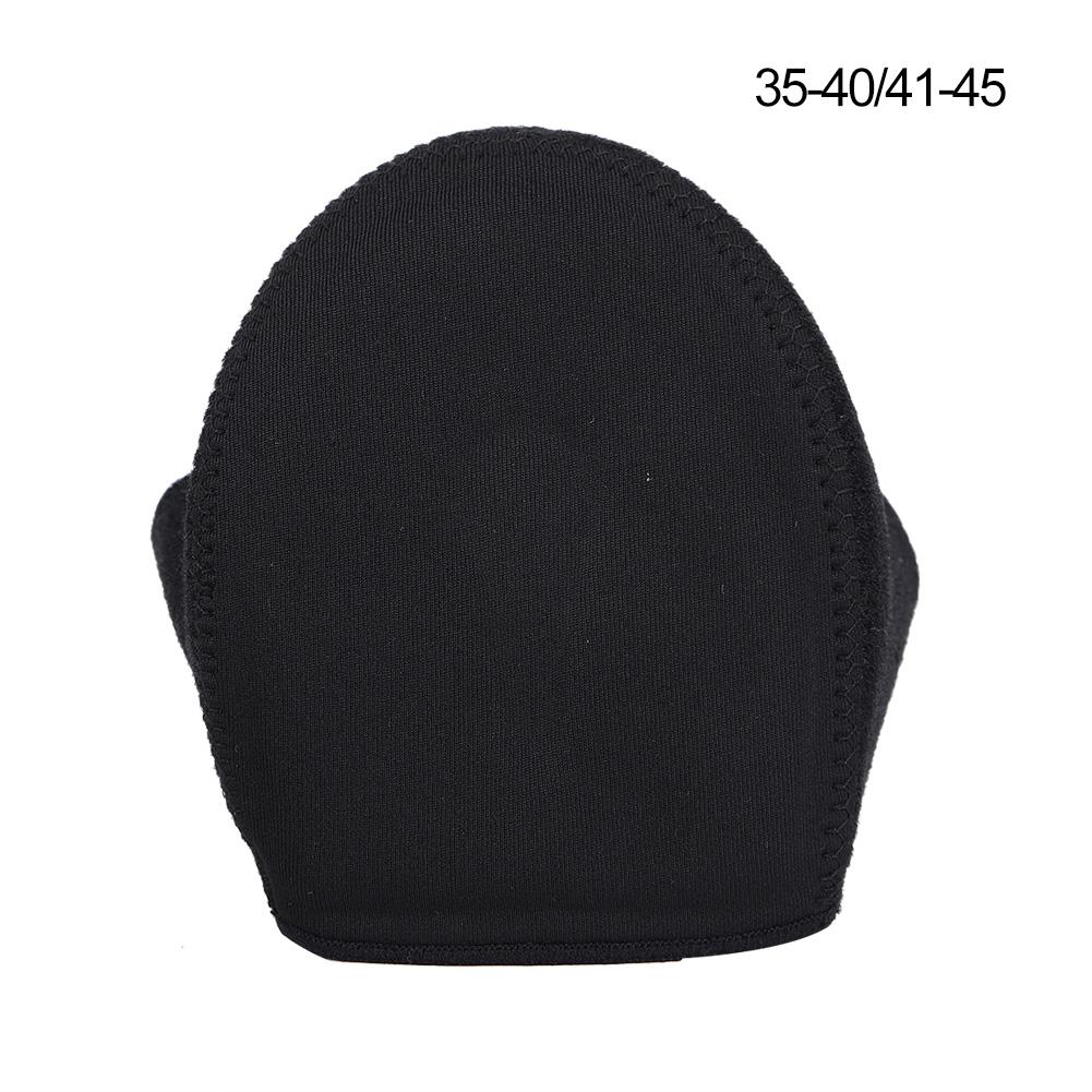 Soft Silicone Heel Pad Shock Cushion Unisex Relieve Pain Heel Support Pad Black