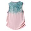 Men's Plus Size Tie-Dye Gradient 2-Piece Set, Waffle Knit Tank Top & Shorts (5XL-11XL)