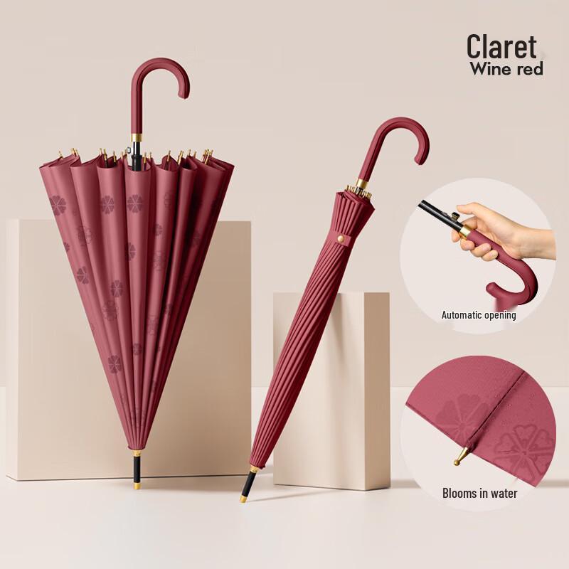 Kadenou Water-Activated Bloom 24-Rib Automatic Straight Umbrella