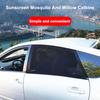 Car Side Window Sunshade UV Protect Shield Mesh Prevent Mosquito Front  Rear Window Sunshine Privacy Protection Foldable Curtain