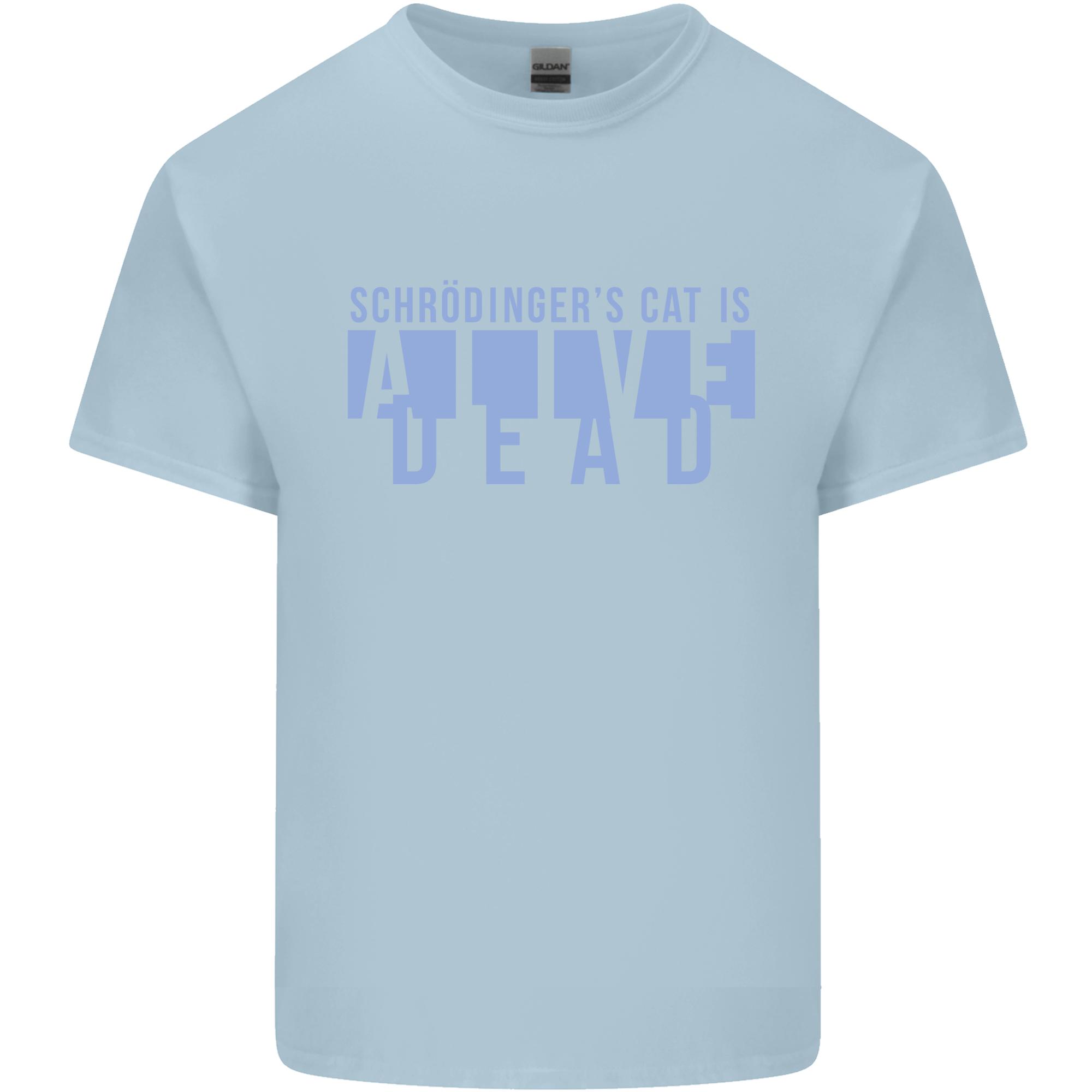 Schrodingers Cat Dead Alive Unisexs Light Cotton TShirt S