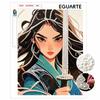 Pearl Painting Mulan Pearl Aesthetic 5D DIY Pearl Picture Crafts for Adults/Beginners Gift Ideas Home Decor