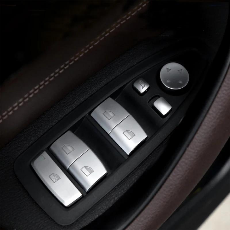 Accessory For BMW 1 3 4 Series F20 F21 F22 F23 F30 F31 F34 F36 Chrome Door Window Glass Lifter Switch Button Cover Trim Decal