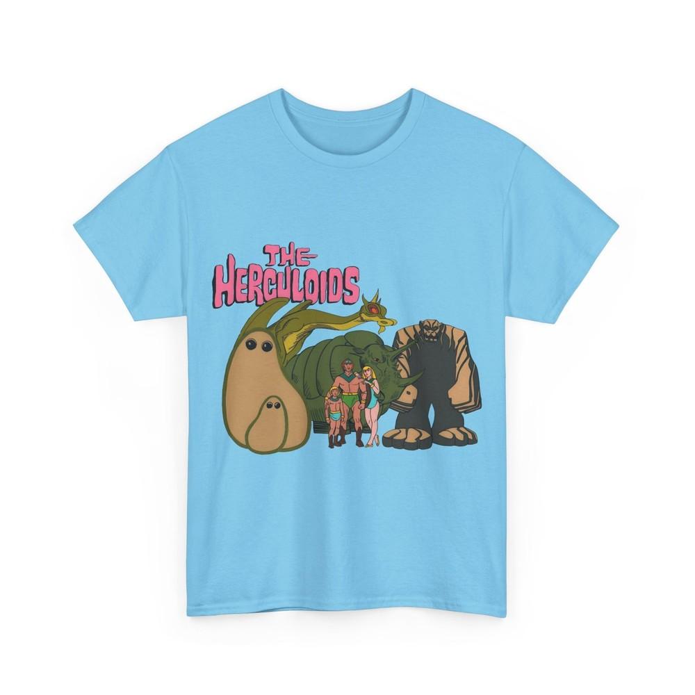 Herculoids T-Shirt - Hanna-Barbera Cartoon - Zandor, Tara, Dorno, Gloop and Gleep