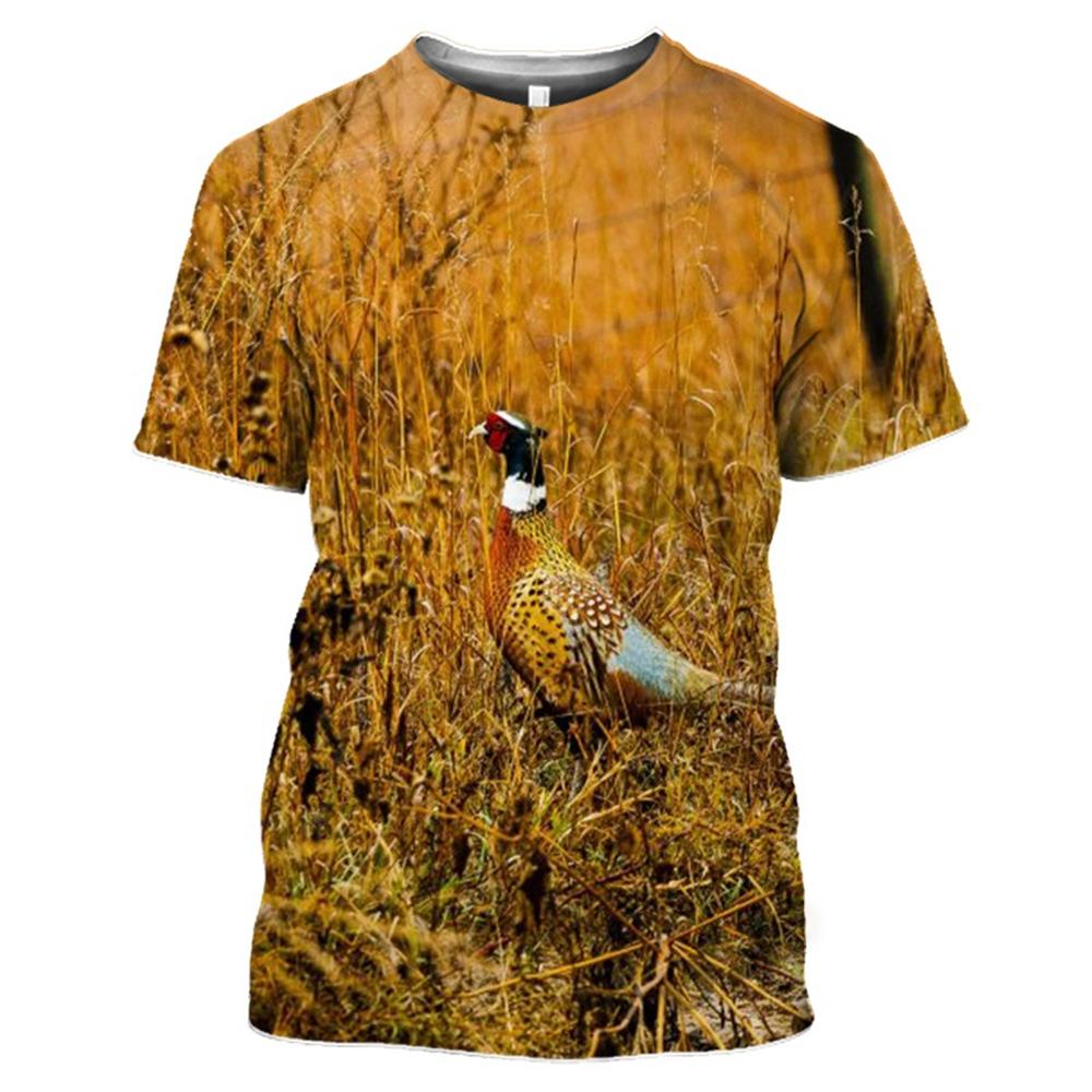 

Летние футболки с 3D-принтом с рисунком дикого голубя, хип-хоп, с круглым вырезом, с коротким рукавом, оверсайз, харадзюку, мужские футболки 6XL