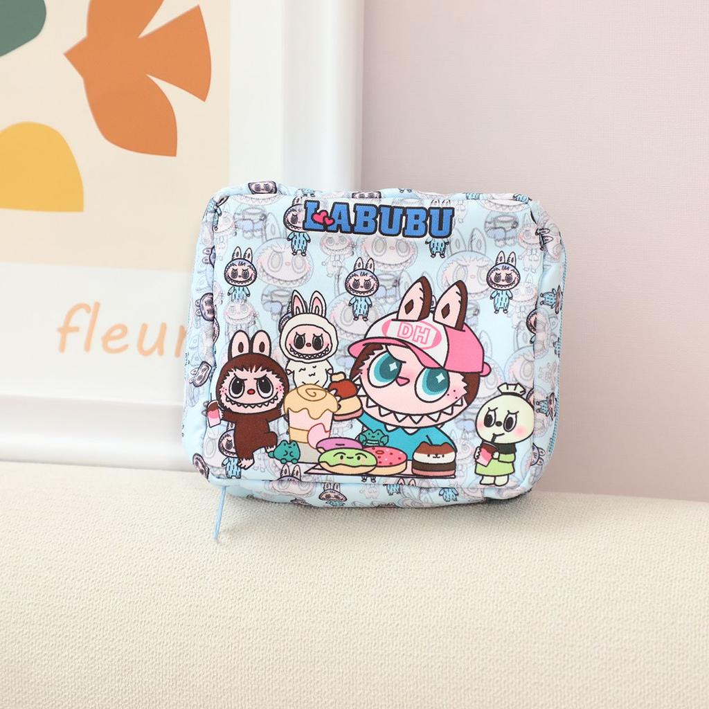 Labubu Cute Girl Portable Bag for Cosmetics Storage