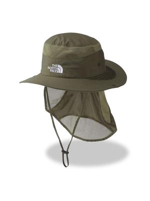 North Sun Shield Water UV Removable Chin New S [The Face] Hat, Unisex, Repellent, Protection, Strap, Taupe,