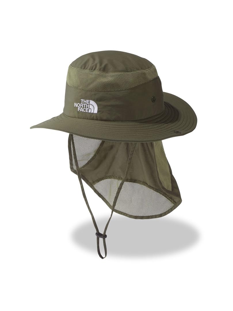 

Северный Солнцезащитный Водоотталкивающий Съемный Подбородочный Новый S [The Face] Шляпа, Унисекс, Защита, Ремешок, Серо-коричневый,