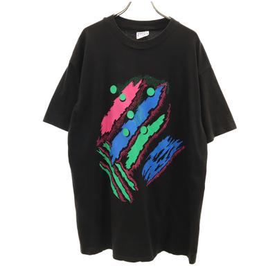 90. léta Vyrobeno v USA Staré Tričko s krátkým rukávem XL Jeden steh BEEFY-T Pánské Použité