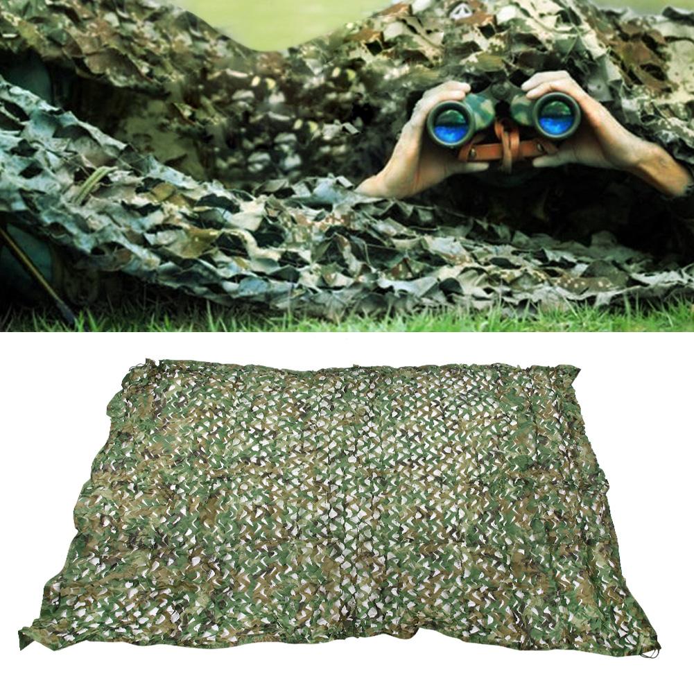 Outdoor Camping Shooting Camouflage Net Jungle Hunting Hiking Sunscreen Sun Shade Net2 X 4m