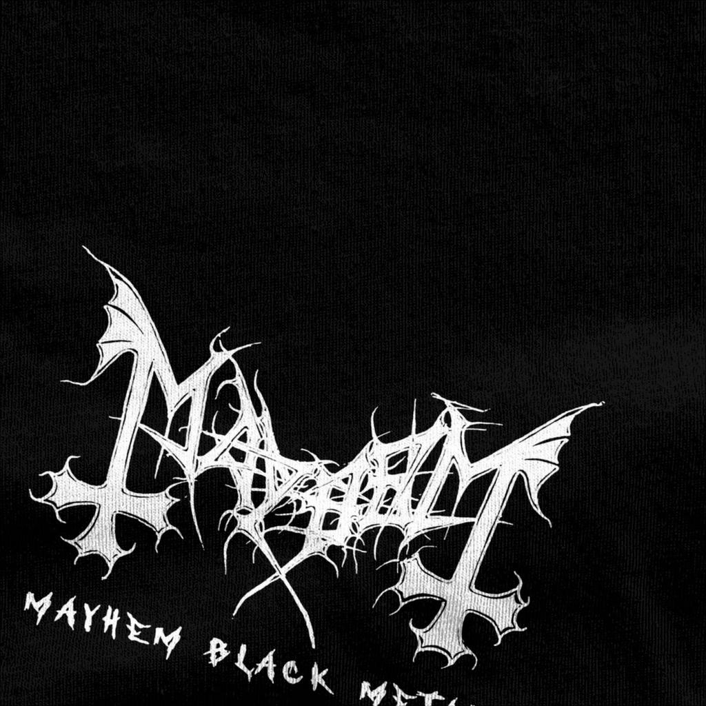 Mayhem Black Metal Band T Shirt Men Women Casual Pure Cotton T Shirt Vintage Fashion O-Neck Short Sleeve Large Size Tshirt