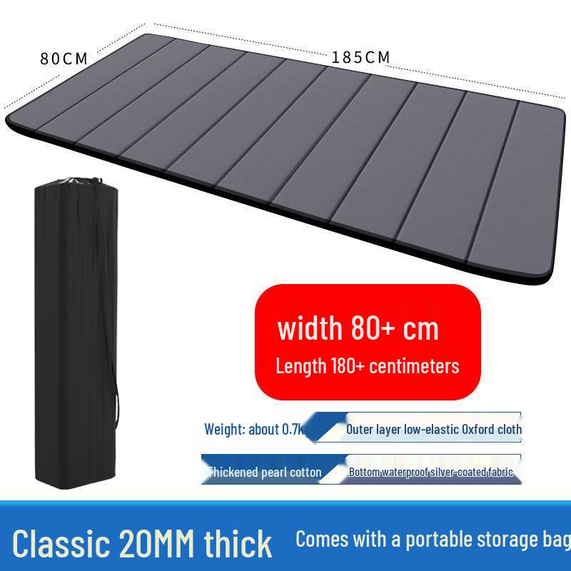 Thickened Waterproof Folding Sleeping Pad: Moisture-Proof Yoga and Nap Mat for Camping and Office Use