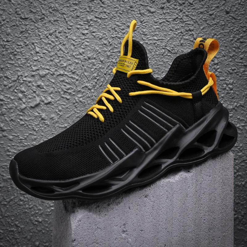 Men Sneakers Gym Sports Shoes Mesh Breathable Running Jogging Shoes For Men Outdoor Trekking Shoe Men'S Casual Sneakers Zapatos