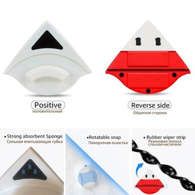 Detergente magnetico per finestre a forma di ventaglio per pulizia domestica, strumento per pulire i vetri dei tergicristalli a doppio lato da 3-30 mm