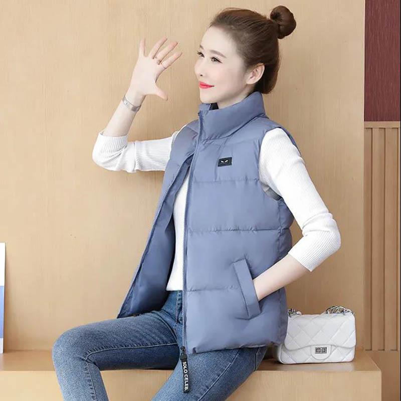 

Осенне-зимнее пуховое пальто, жилет, женская верхняя одежда, короткий дикий жилет, легкое хлопковое пальто, куртка Tide M