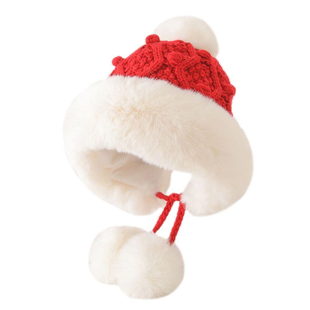 Căciulă Schi Îngroșată Rezistentă la Vânt Căciulă Caldă pentru Copii Căciulă Beanie Drăguță pentru Iarnă pentru Copii în Aer Liber