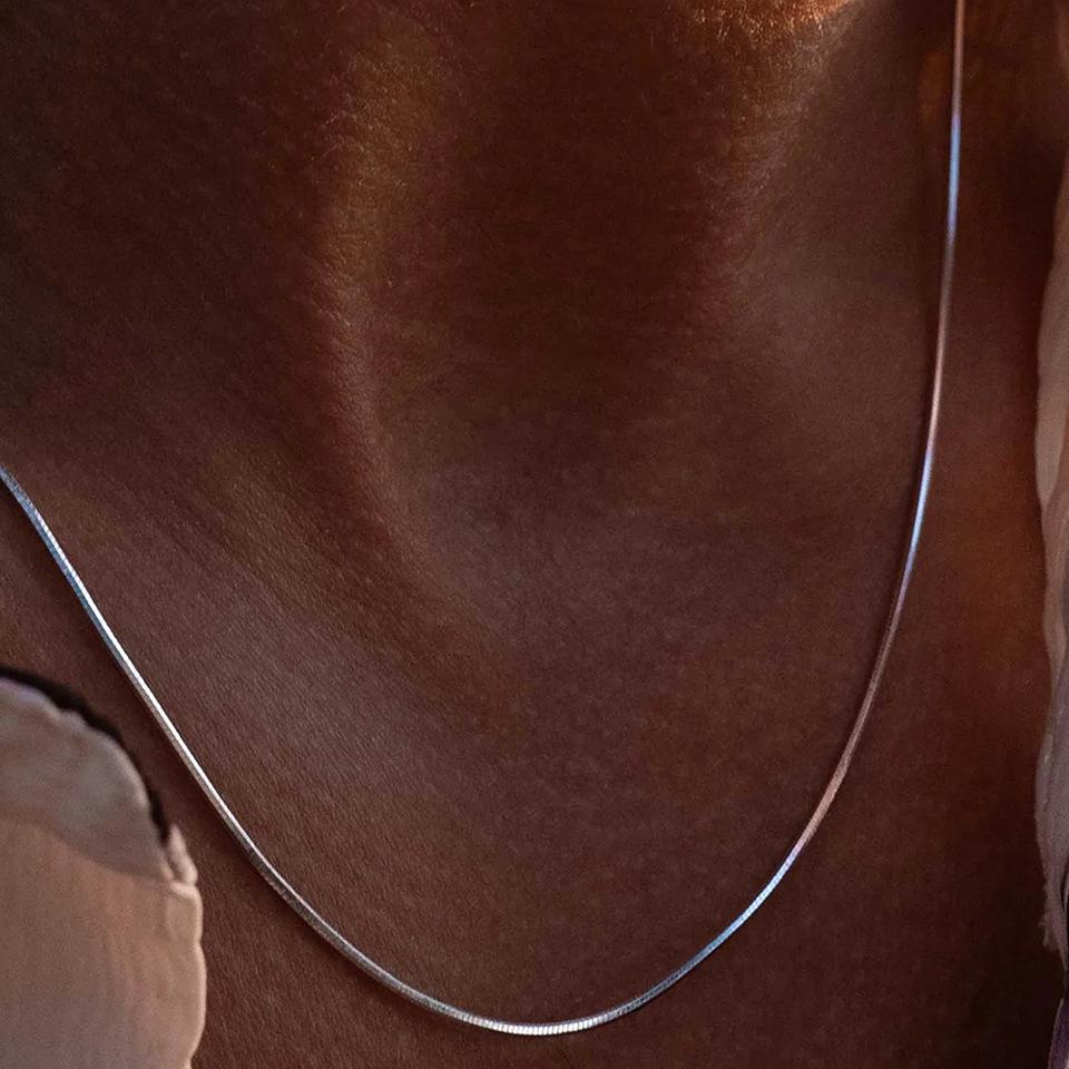 St. Delan Octagonal Hip-Hop Minimalist Necklace - Korean Style Chain for Versatile Fashion.
