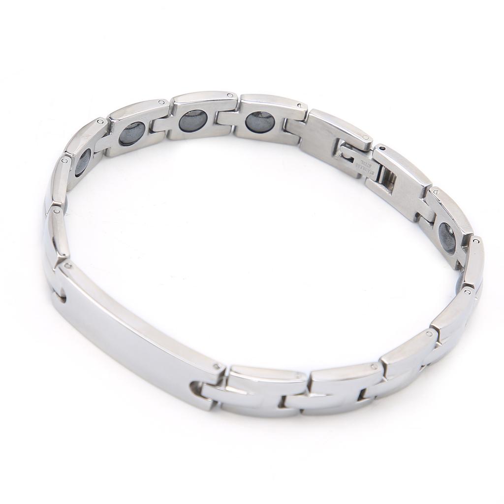 Men Magnetic Therapy Bracelet AntiFatigue Muscle Tension Relief Titanium Steel Bracelet