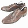 Vintage 80s-90s FOOT JOY Leather Punched Cap Toe Dress Business Shoes Size 27.5 Brown(USED)