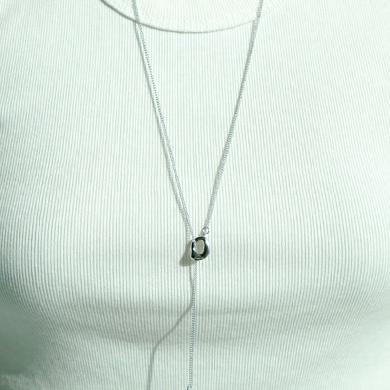 OURPIERRE HEART DROP NECKLACE