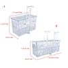Aquariums Breeding Container with Water Flows Hole Highly Transparents Fish Breeding Box Aquariums Isolation Case