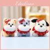 Lace Fluffy Cute Dog Plush Toy Keychain Adorable Gift For Children Soft Doll