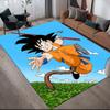 Dragon Ball Kid Goku Anti-Slip Floor Mat, Rectangular Carpet for Living Room, Game Room & Bedroom