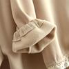 Autumn Girls' Lace Hooded Sweatshirt Set - Korean Style Two-Piece Outfit