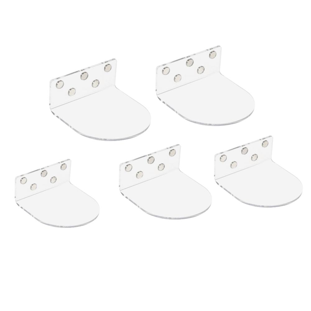 5 pcs Magnetic Acrylic Figure Stand Self-Adhesive Dolls Stand Shelf For Dolls