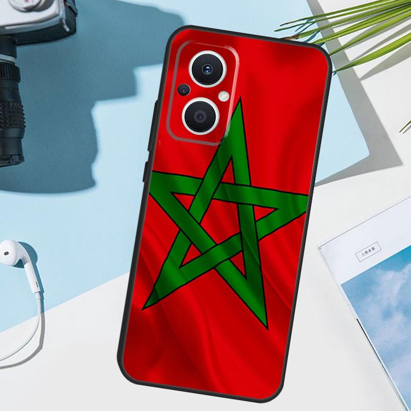 Morocco Flag Moroccan Cover For OPPO Reno 14 F 12 11 10 13 Pro 11F 12F 13F 7 8 Lite OPPO Find X8 X6 X5 X9 Pro Case