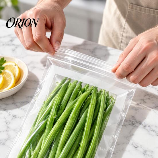Large Capacity Food Bags Reusable Fresh-keeping Bags, Extra Long Sealable Storage Double Silicone for Meal Prep Layer Leakproof Seal Plastic