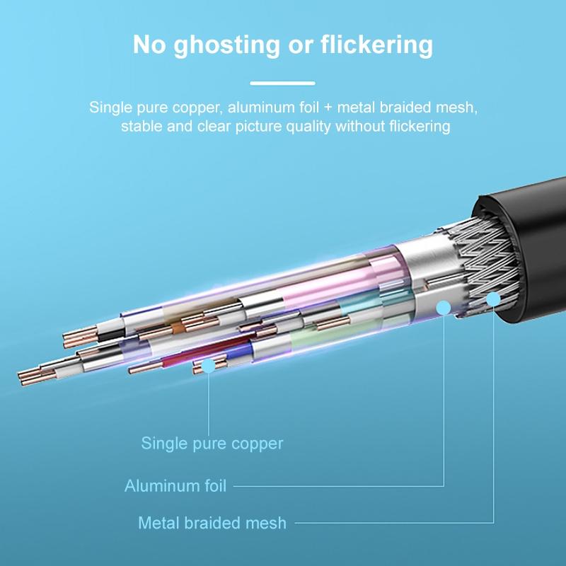 3m DP1.4 Male to Male Cable 8K/60Hz Displayport HD Video Adapter Cable for HDTV Monitor Projector