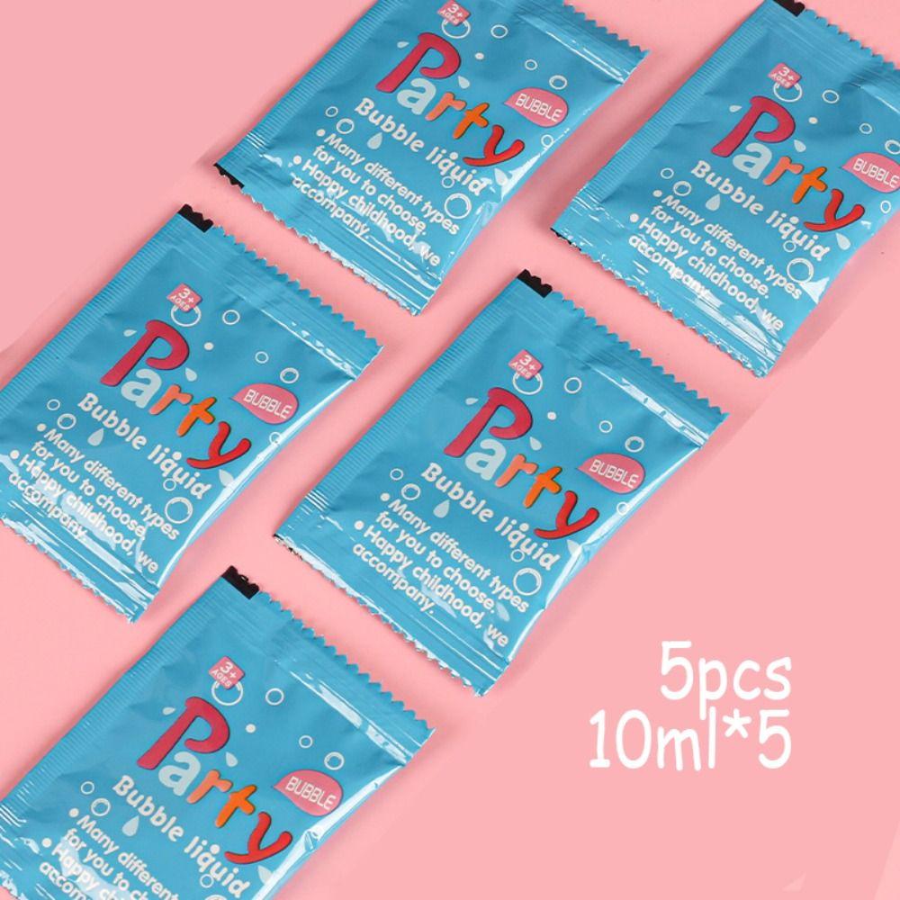 

5 шт. 10 мл Концентрат Жидкость для пузырей Жидкое мыло Машина для пузырей Жидкость для пузырей Аксессуары для игрушек 10 bags