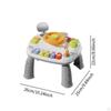 2 In 1 Musical Toy Activity Table Center, Preschool Sensory Toys for Kids Ages 3-6