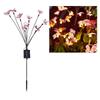 6/9 Head Butterfly Solar Garden Lights Waterproof Realistic Solar Landscape Lights Color Changing Decorative