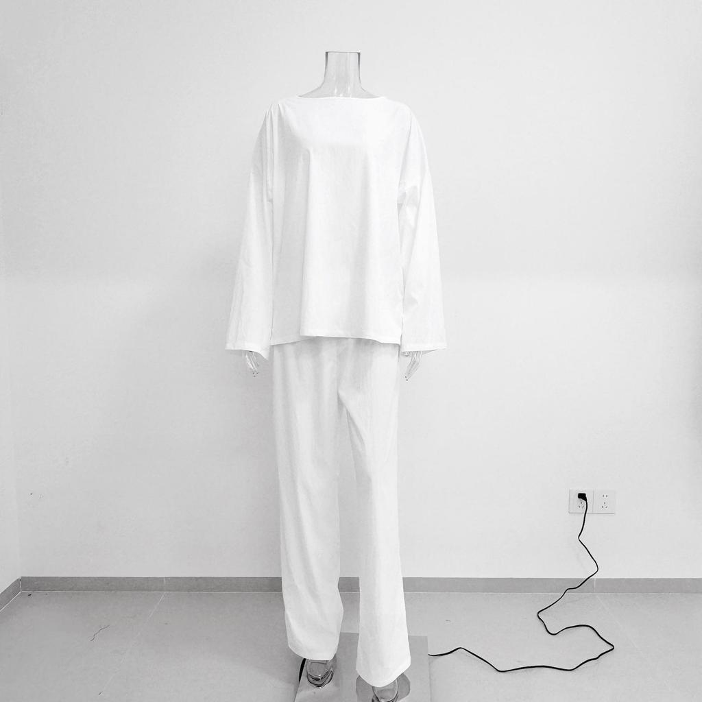 Plus Size French Chic Loose Homewear Set for Women