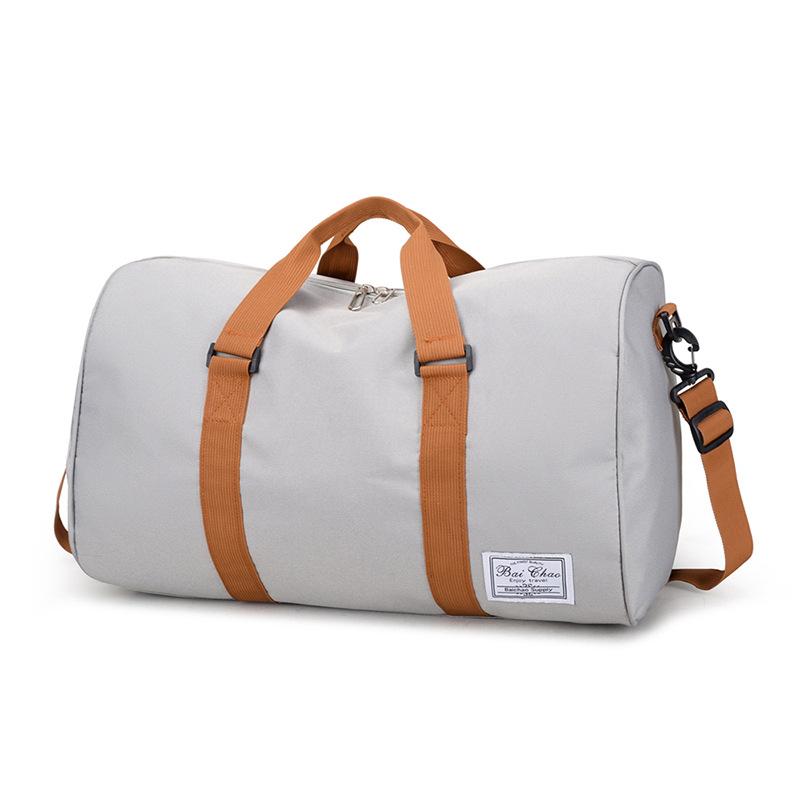 Fashion Sports Fitness Bag Waterproof Canvas Foldable Travel Bag Large Capacity Yoga Bag Pillow Bag