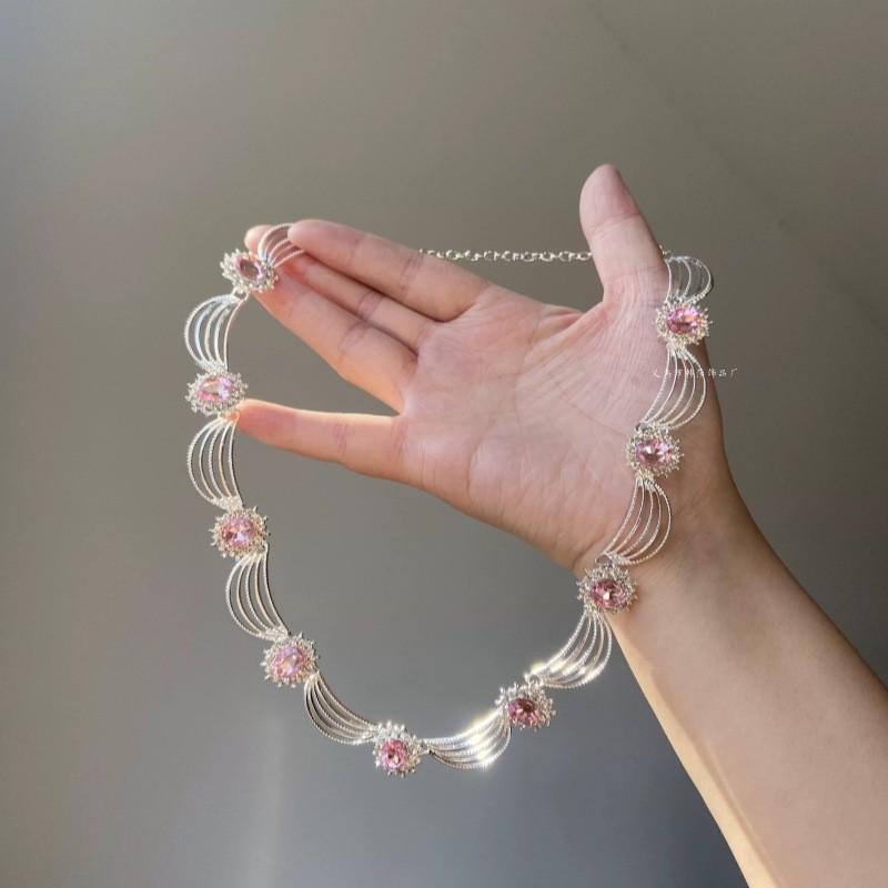 Collana con Perline di Conchiglie Colorate a Doppio Strato Boemia Usata