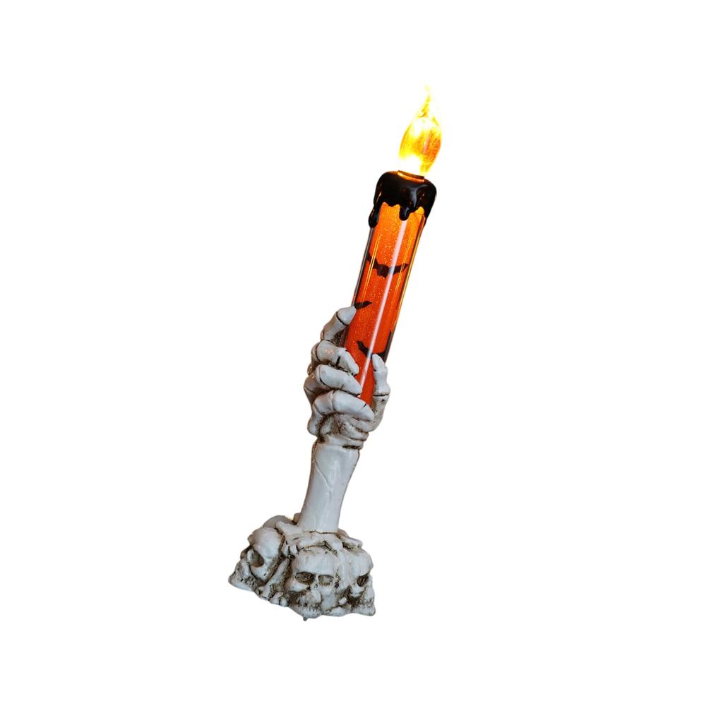 Halloween Hand Electronic Candle LED Light for Home Party Decoration Safe Indoor Battery Operated