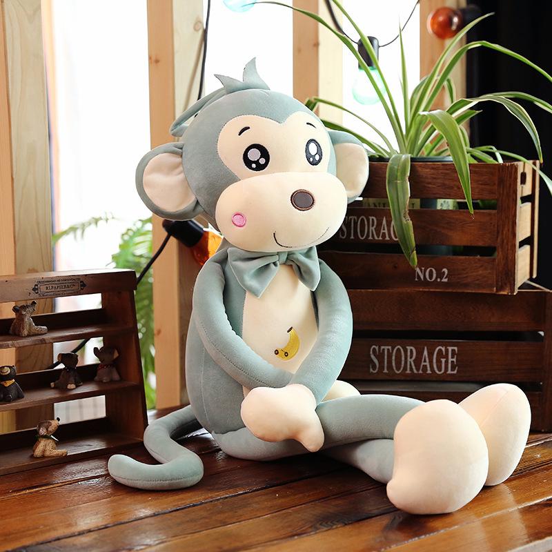 

Monkey Arm Long Plush Toy Doll Kids Girl Gifts Home Decoration Green Brown Pink 40cm/15.75in зелений