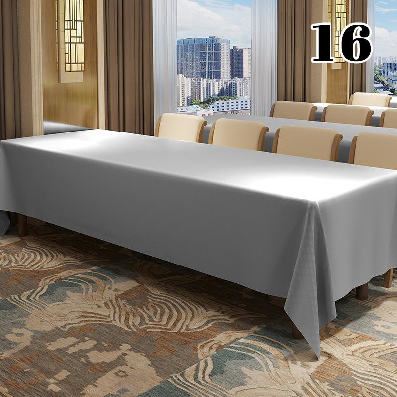 Thickened Waterproof Conference Tablecloth Reusable Rectangular High-end Exhibition Activity Table Cloth Table Skirt Table Cover