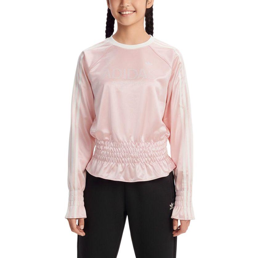 Adidas Originals Long Sleeve Crew Neck Casual Sports T-Shirt Kids Tops KX7607 128