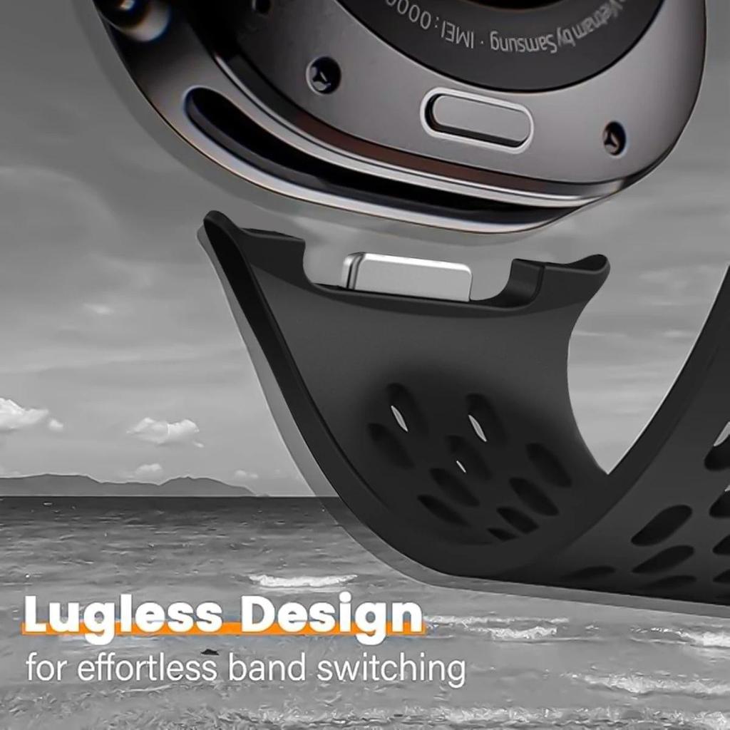 No Gaps Silicone Magnetic Strap for Samsung Galaxy Watch 8 7 6 5 4 40mm 44mm 8Classic Sport Band for Galaxy Ultra 47mm Bracelet
