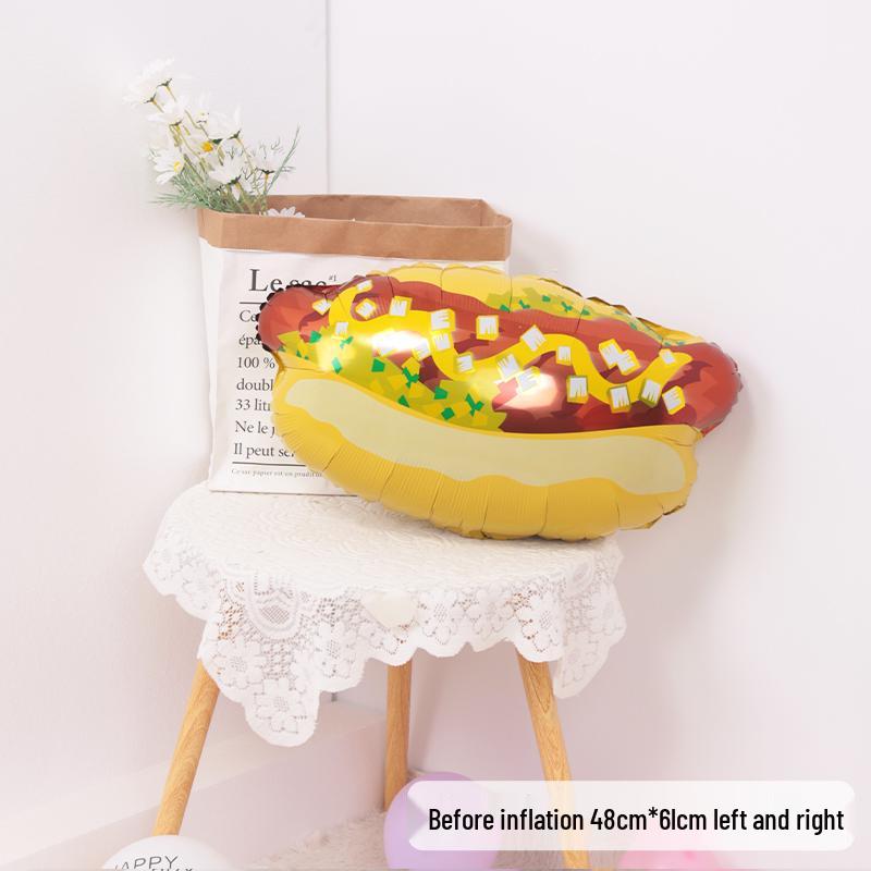 Cartoon Donut Number Balloon for 1st Birthday Party Decorations and Photo Props